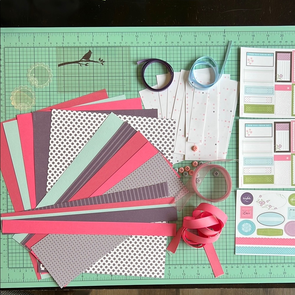 Stampin’ Up! Paper crafts cardstock and embellishments